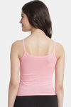 Bleeding Heart Cotton Camisole (Pack of 2) - Pink Black — thumbnail 3